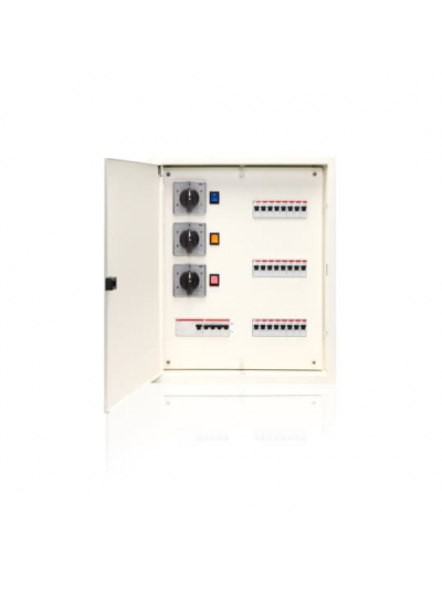 ABB, 63A, 04 Way, Classic Series, Metal Door, PHASE SELECTOR SPVS DB