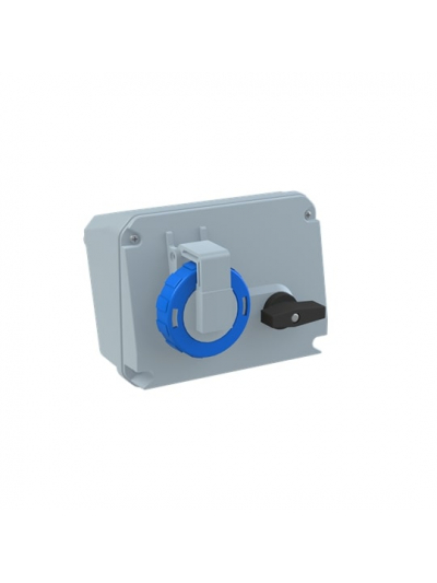 ABB, 16A, 200-250V, 216MHS6W Type, IP67 SOCKET OUTLET