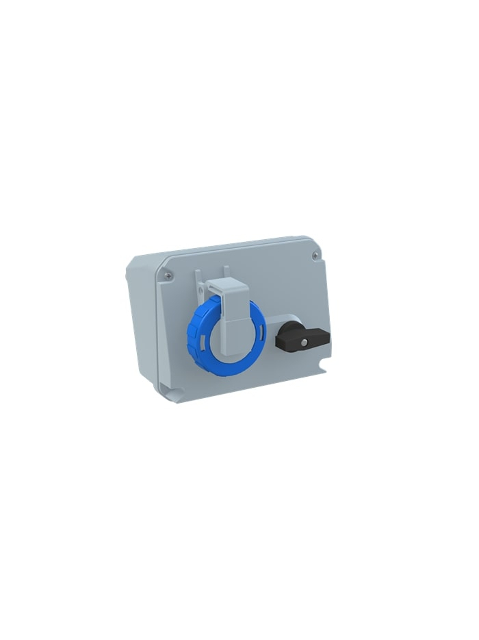 ABB, 16A, 200-250V, 216MHS6W Type, IP67 SOCKET OUTLET