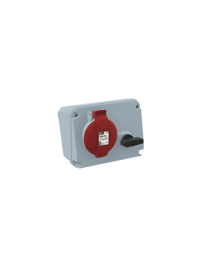 ABB, 16A, 380-415V, 316MHS6 Type, IP44 SOCKET OUTLET