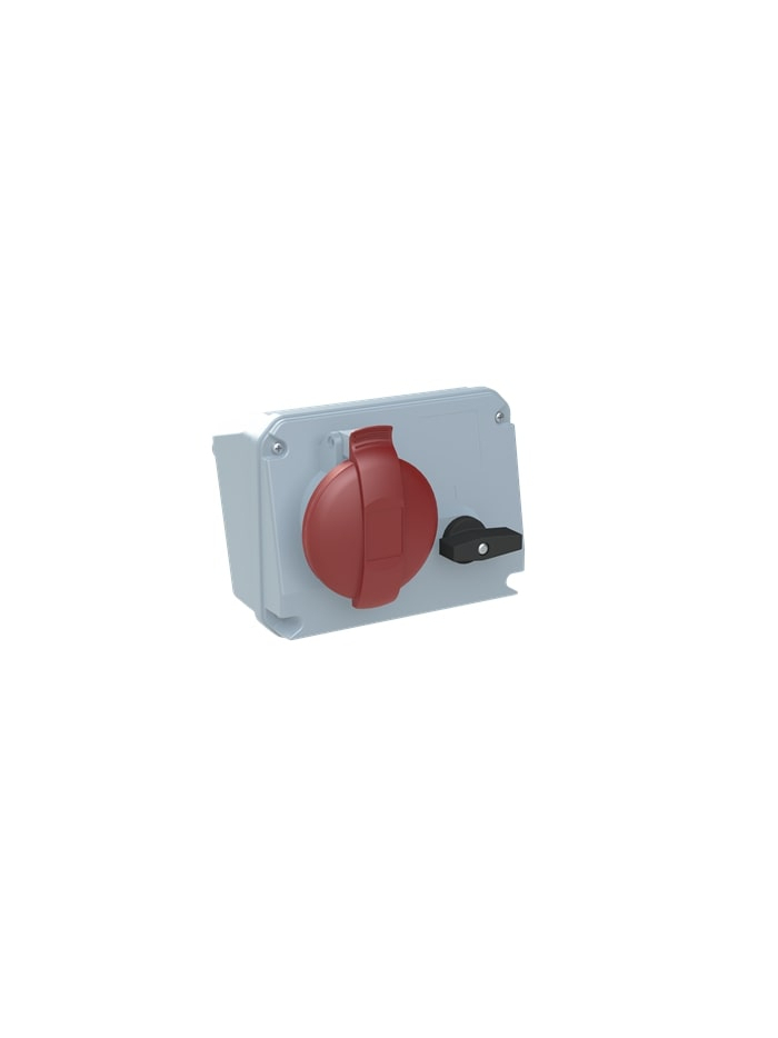 ABB, 32A, 380-415V, 332MHS6 Type, IP44 SOCKET OUTLET