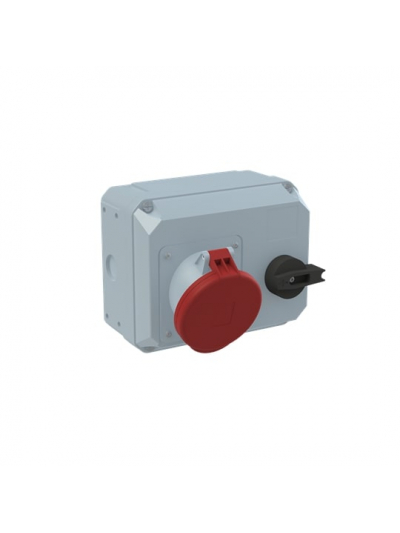 ABB, 63A, 380-415V, 363MHS6 Type, IP44 SOCKET OUTLET