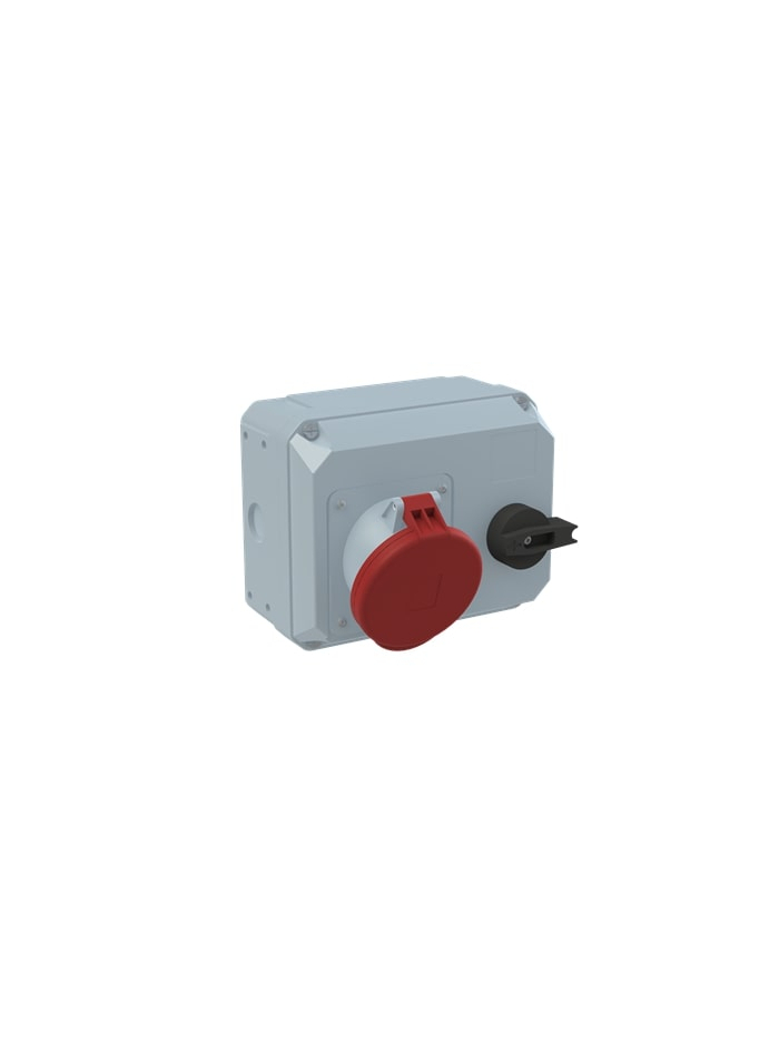 ABB, 63A, 380-415V, 363MHS6 Type, IP44 SOCKET OUTLET