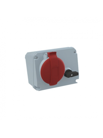 ABB, 32A, 346-415V, 432MHS6 Type, IP44 SOCKET OUTLET