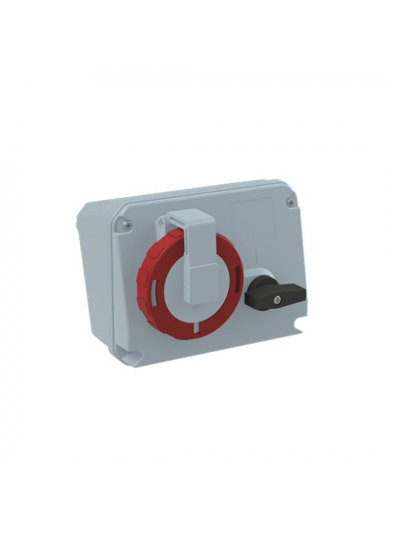 ABB, 16A, 346-415V, 416MHS6W Type, IP67 SOCKET OUTLET
