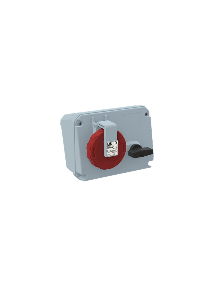 ABB, 63A, 346-415V, 463MHS6W Type, IP67 SOCKET OUTLET