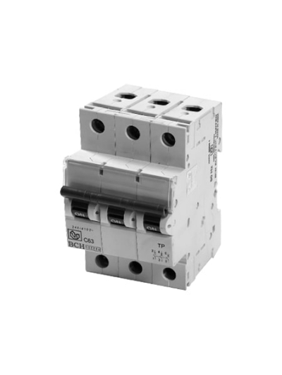 BCH, 3 Pole, 10A, C-CURVE MCB