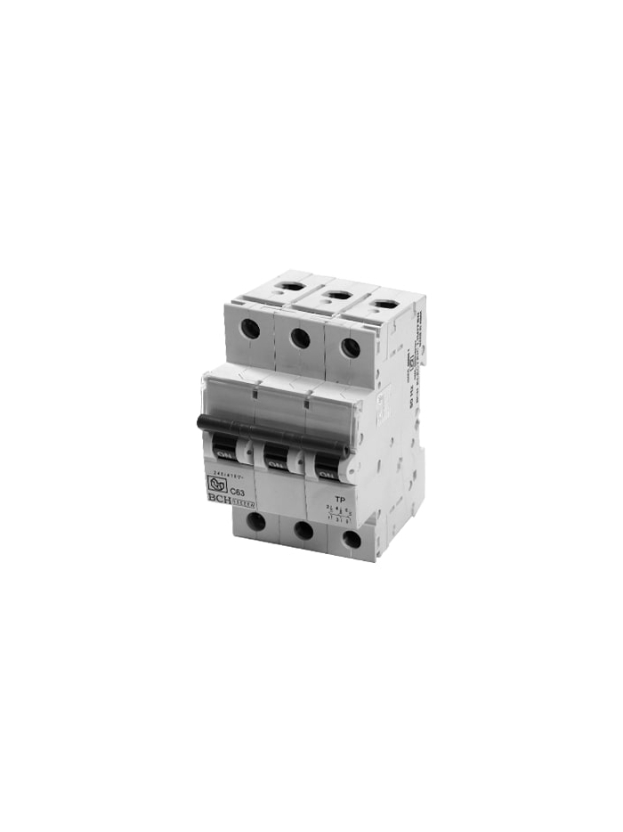 BCH, 3 Pole, 16A, C-CURVE MCB