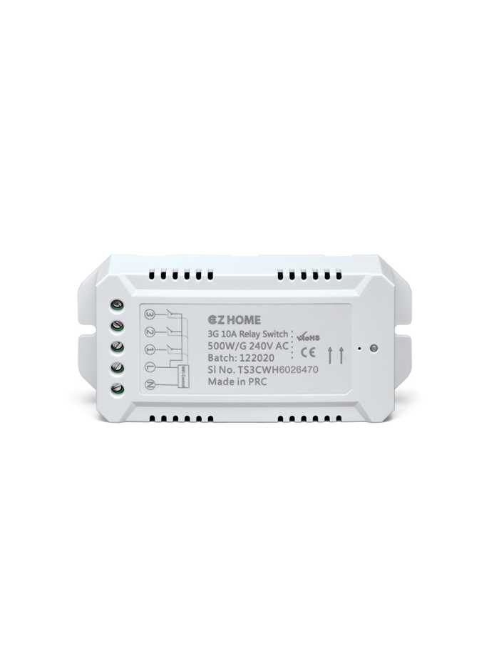 TATA POWER, 3 Gang 10A Smart Relay Switch SW03  EZ Home Range